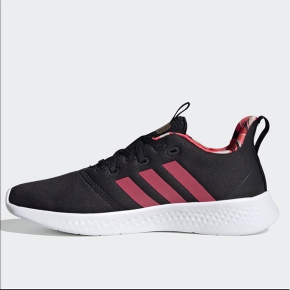 NWT In Box Adidas Puremotion sneakers black pink - Picture 5 of 11